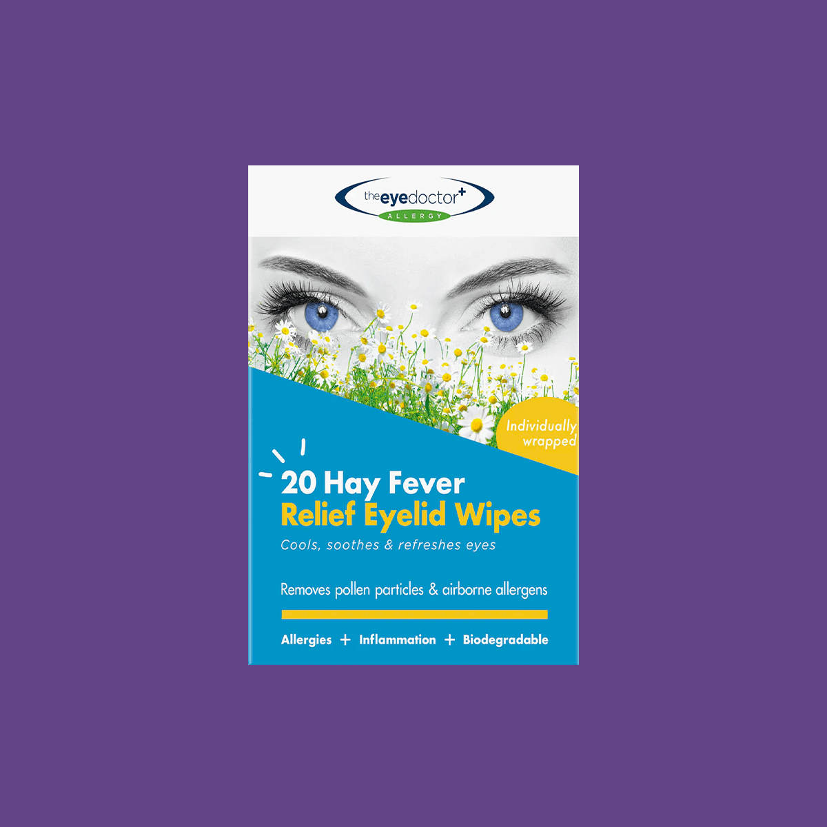 The Eye Doctor Allery/Hay Fever Relief Eyelid Wipes (20ct) - DryEye Rescue Store