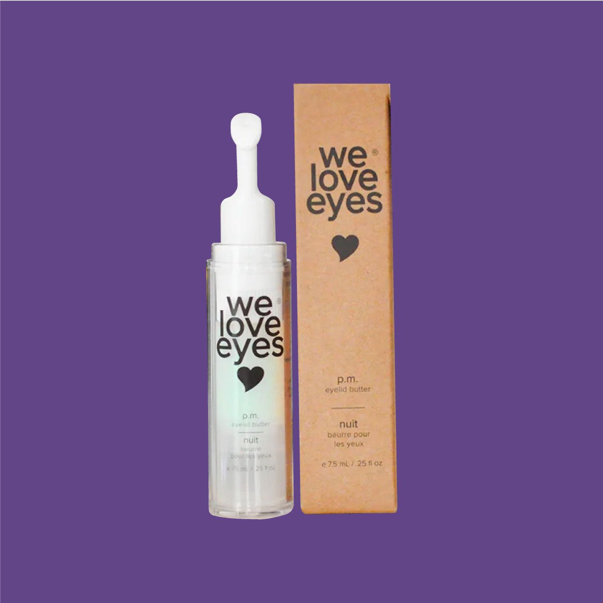 We Love Eyes - P.M. Eyelid Gel - For puffy eyes, fine lines, under eye bags. Botanical & vegan ingredients. - DryEye Rescue Store