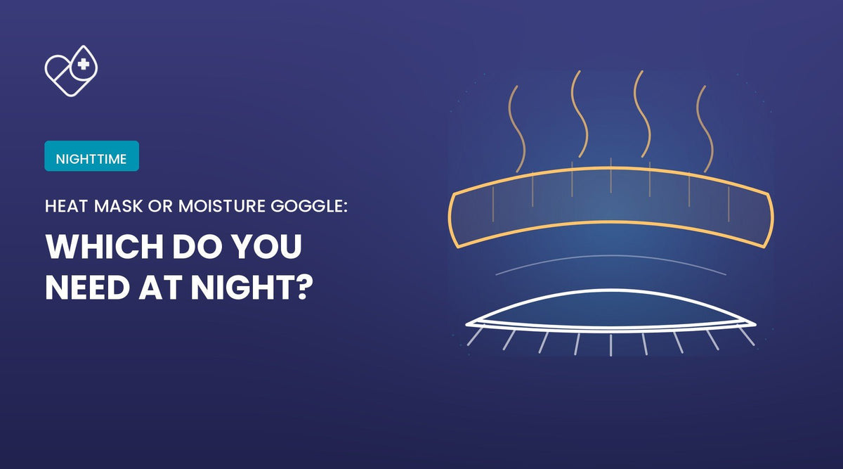 Heat Mask or Moisture Goggle: Which Do You Need at Night? - Dryeye Rescue