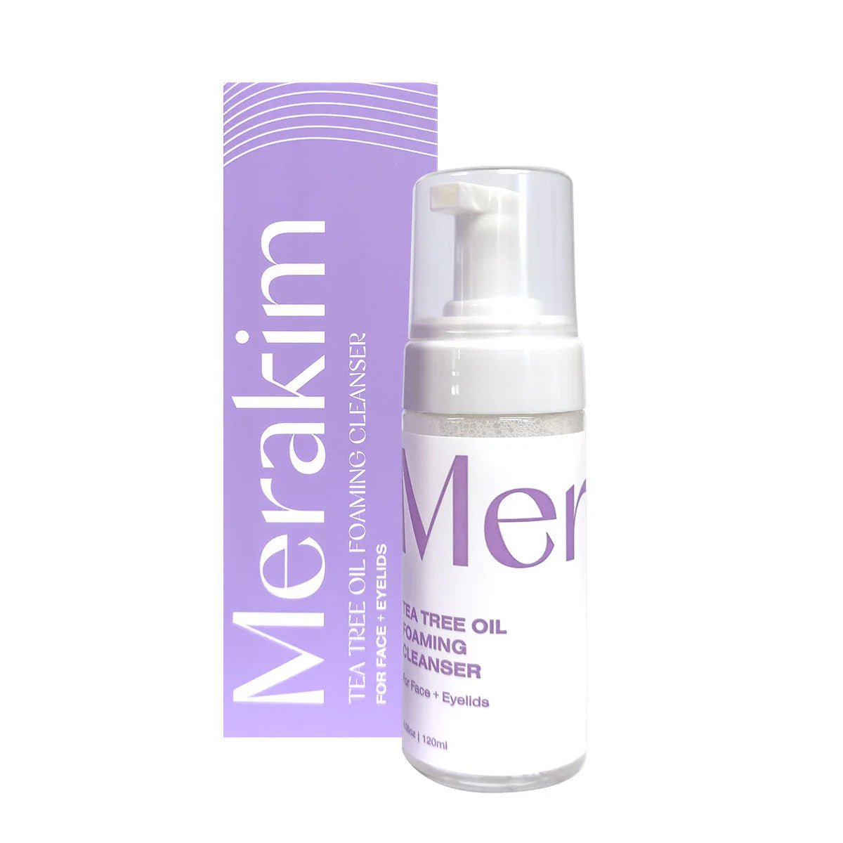 Merakim Tea Tree Oil Foam Facial Cleanser (120mL) - Dryeye Rescue