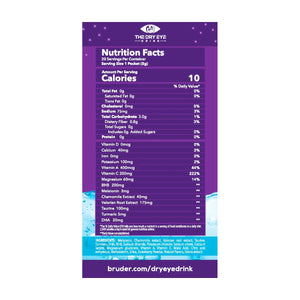Dry Eye Drink™ PM – Nighttime Hydration + Sleep Support for Dry Eyes (20 Packets) - Dryeye Rescue