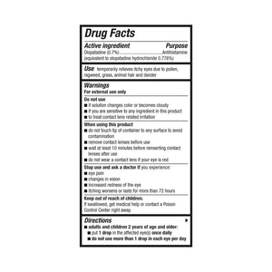 Pataday Extra Strength 2.5 mL (0.085 fl oz) - Dryeye Rescue