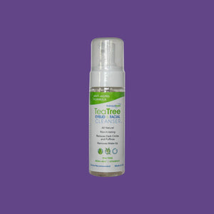 TranquilEyes Age-Defying 1% Tea Tree Eyelid & Facial Cleanser – Reduces Dark Circles & Puffiness, Hydrating & Soothing Formula - Dryeye Rescue