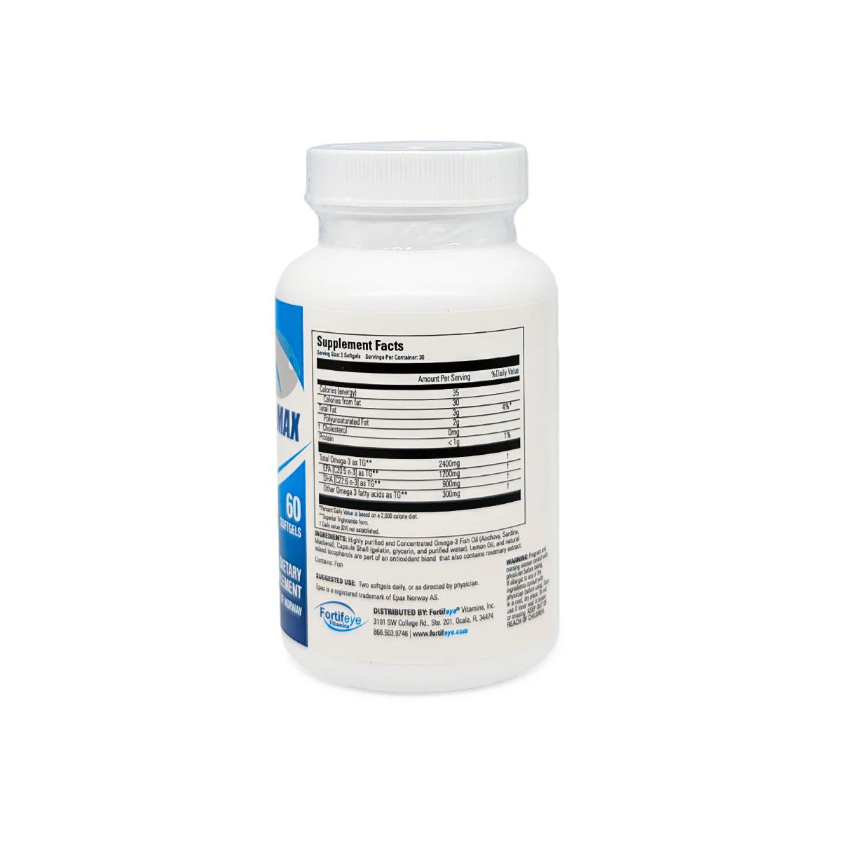 Fortifeye Super Omega-3 Max (60ct) - Dryeye Rescue