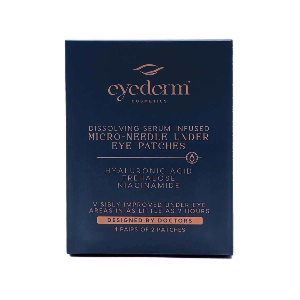 EyeDerm Micro-Needle Under Eye Patches (4 pairs) - Dryeye Rescue
