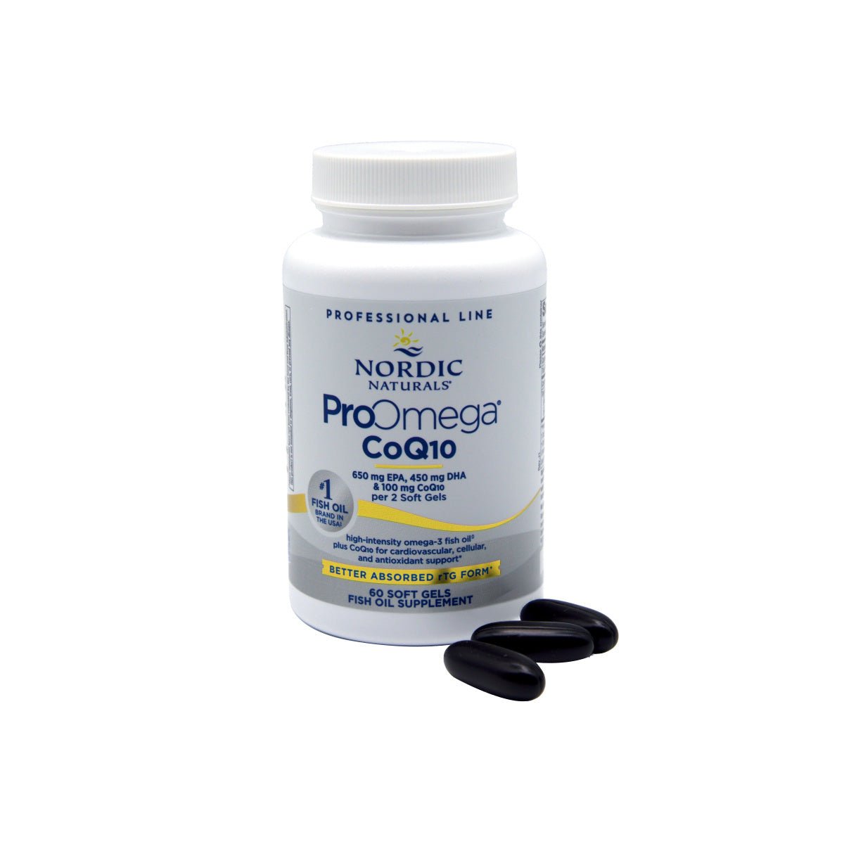 Nordic Naturals ProOmega-CoQ10 - Fish Oil with CoQ10 (60ct) - Dryeye Rescue