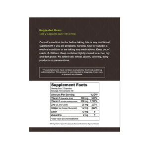 Visual Advantage Macular Support Formula for Eye Health - 180 Count - AREDS 2 Formula - Age Related Macular Degeneration (AMD) - Dryeye Rescue