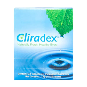 Cliradex Wipes 2-pack - Tea Tree Oil Extract Eyelid Towelette, 2 x 24 Count (2-Pack) - Dryeye Rescue