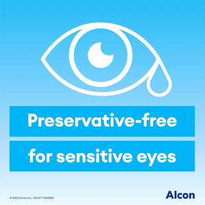 Systane Hydration Preservative-Free Lubricant Eye Drops 30ct Vials, 30 Count - Dryeye Rescue