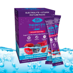 Dry Eye Drink™ PM – Nighttime Hydration + Sleep Support for Dry Eyes (20 Packets) - Dryeye Rescue