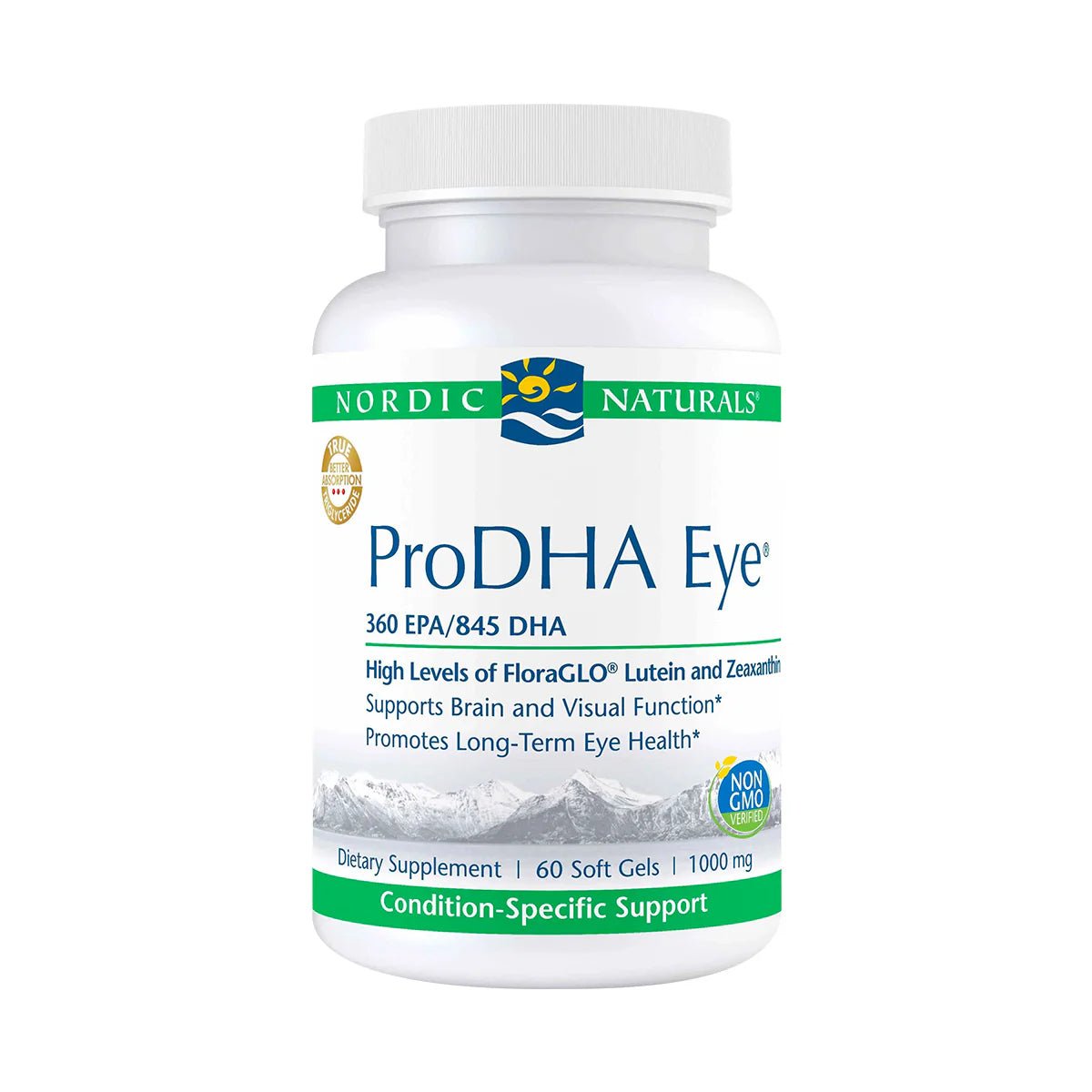 Nordic Naturals ProDHA Eye – Advanced Omega-3 with Lutein & Zeaxanthin for Vision & Eye Health – 60ct & 120ct Softgels - Dryeye Rescue