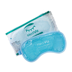 MediViz Cooling Eye Mask for Puffy Eyes, Allergies, Sinuses, and Itchy Eyes - Dryeye Rescue