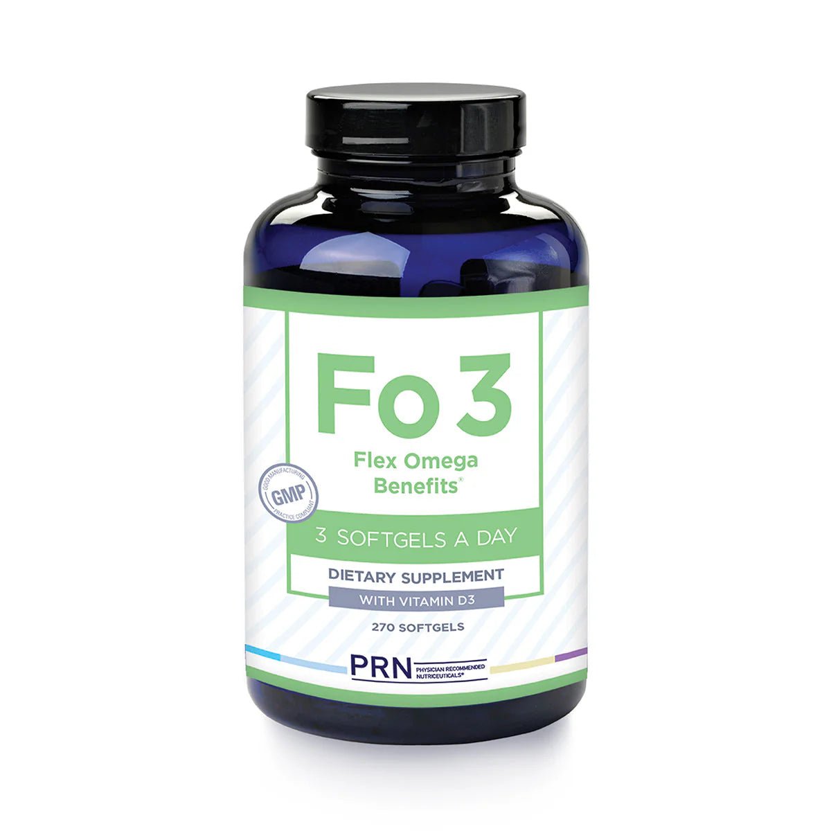 PRN Flex Omega Benefits FO3 with Vitamin D3 for Joint Health (270ct) 3-Month Supply - Dryeye Rescue