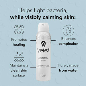 Velez Hypochlorous (HOCL) Hydrating Mist for Face and Eyelids (4 oz / 120mL) - Dryeye Rescue