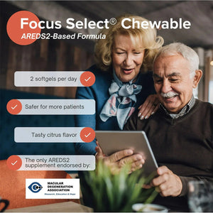 Focus Select Citrus Chewable AREDS2 Based Formula (90-day Supply) - Dryeye Rescue