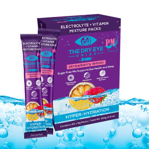 Dry Eye Drink™ PM – Nighttime Hydration + Sleep Support for Dry Eyes (20 Packets) - Dryeye Rescue