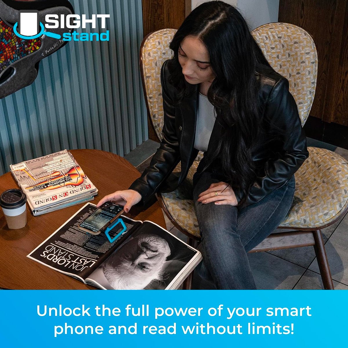 SightStand Phone Stand Magnifier - Dryeye Rescue