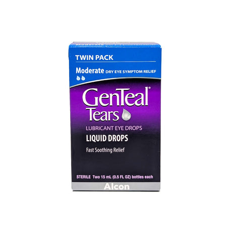 GenTeal Liquid Drops (Two 15mL Bottles) - Dryeye Rescue