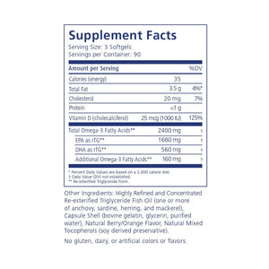 PRN DE3 Dry Eye Omega Benefits® (90/180/270ct. 1-3 Month Supply) - Dryeye Rescue