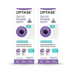 Optase Intense 2-pack Preservative Free Eye Drops 2-Pack - Dryeye Rescue