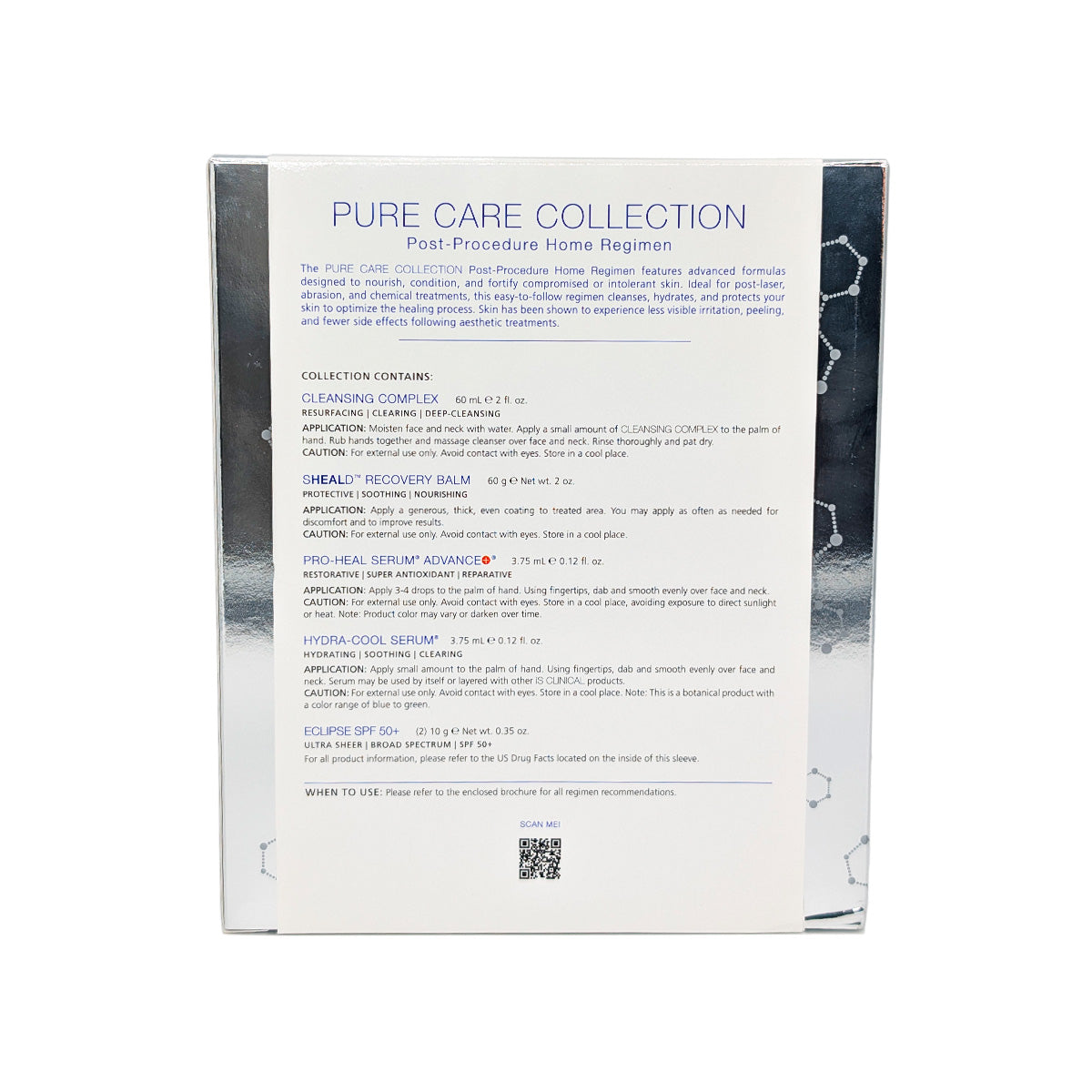 iS Clinical Pure Care Collection Post-Procedure Home Regimen