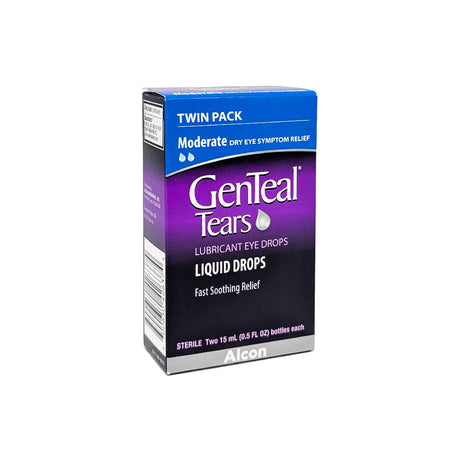GenTeal Liquid Drops (Two 15mL Bottles) - Dryeye Rescue
