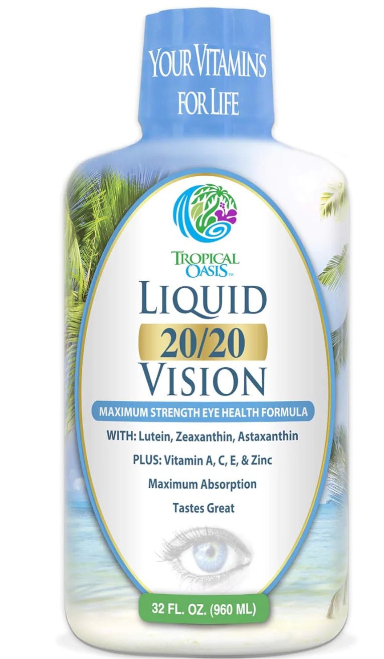 Tropical Oasis Liquid 20/20 Vision, Retina Health (32oz.) - Dryeye Rescue