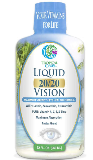 Tropical Oasis Liquid 20/20 Vision, Retina Health (32oz.) - Dryeye Rescue