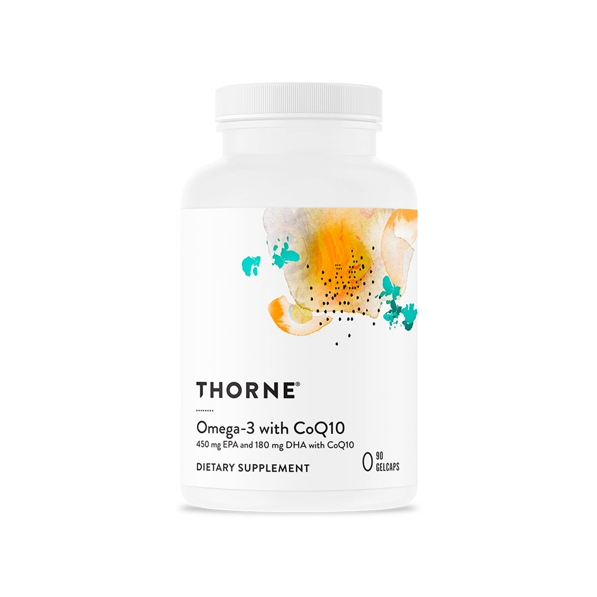 Thorne Omega-3 with CoQ10 – Heart, Brain & Cellular Energy Support (90 ct)