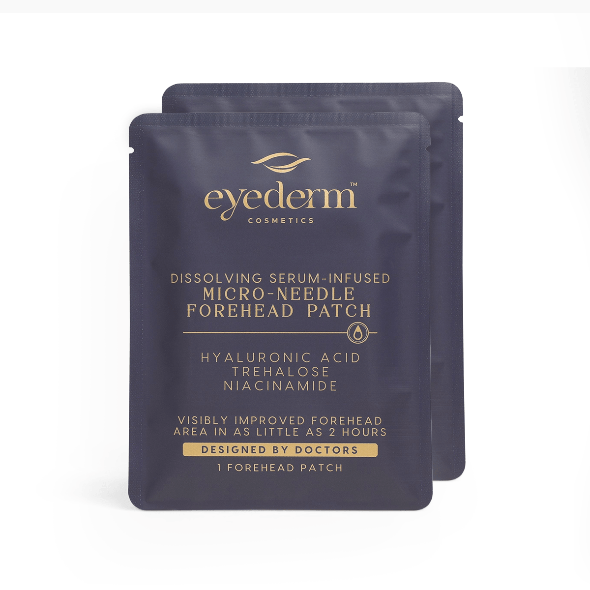 EyeDerm Micro-Needle Forehead Patches (2ct) - Dryeye Rescue