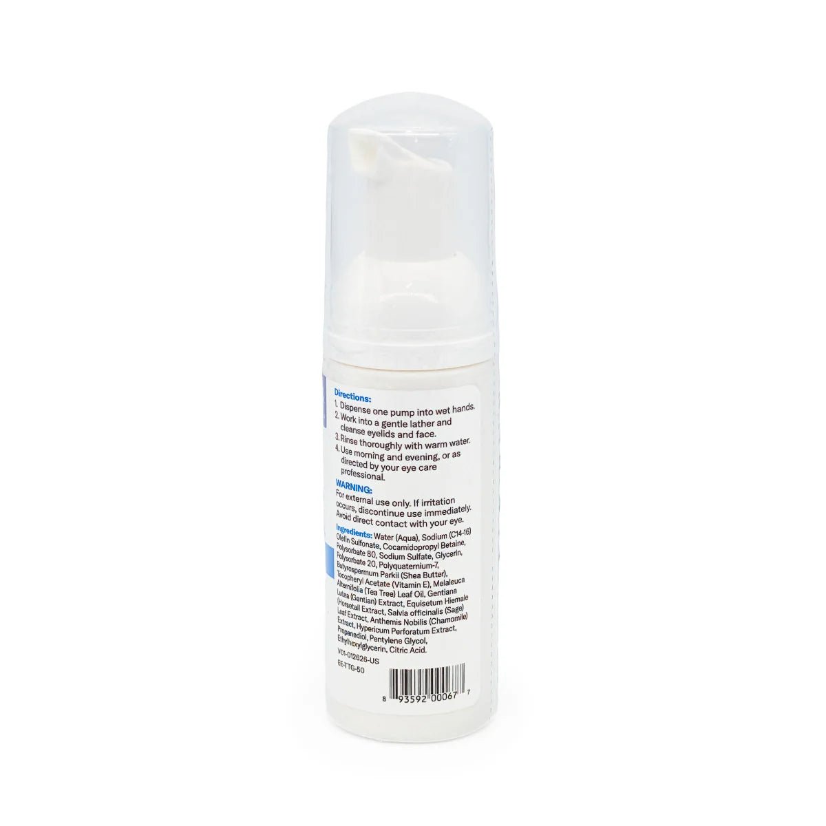 EyeEco Gentle Formula Tea Tree Eyelid & Facial Cleanser (1.69oz & 6.09oz) - Dryeye Rescue