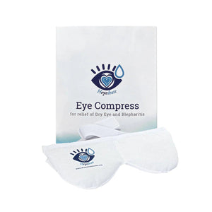 Heyedrate Warm Compress Eye Mask | Reusable Hot & Cold Therapy for Dry Eyes, Puffiness, and Sinus Relief - Dryeye Rescue