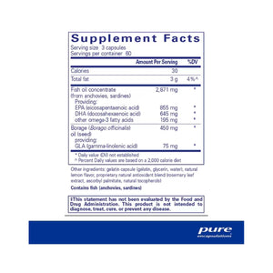 Pure Encapsulations VisionPro EPA/DHA/GLA Tear Support (90 ct - 1 Month)
