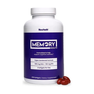MacuHealth Memory Health Nutritional Supplement, 270 Softgels - Dryeye Rescue