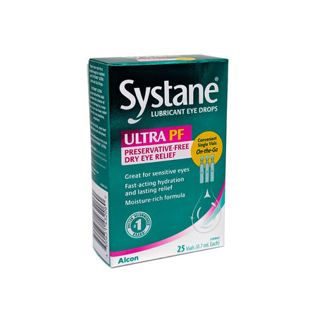 Systane Ultra Preservative - Free Eye Drops (25 vials) - Dryeye Rescue