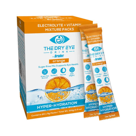 Dry Eye Drink™ Daytime – Doctor-Formulated Electrolyte Hydration for Eye Health (20 Packets) - Dryeye Rescue