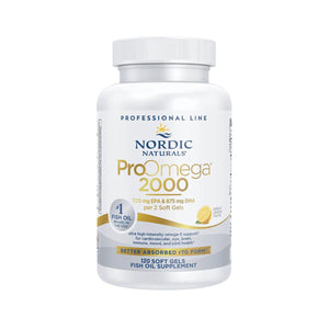 Nordic Naturals ProOmega 2000, Lemon Flavor - 2150 mg Omega-3 Soft Gels - Ultra High-Potency Fish Oil - Dryeye Rescue