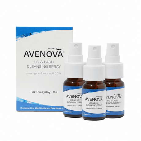 Avenova OTC Antimicrobial Spray Solution 3 Pack (3 x 20mL) - Dryeye Rescue