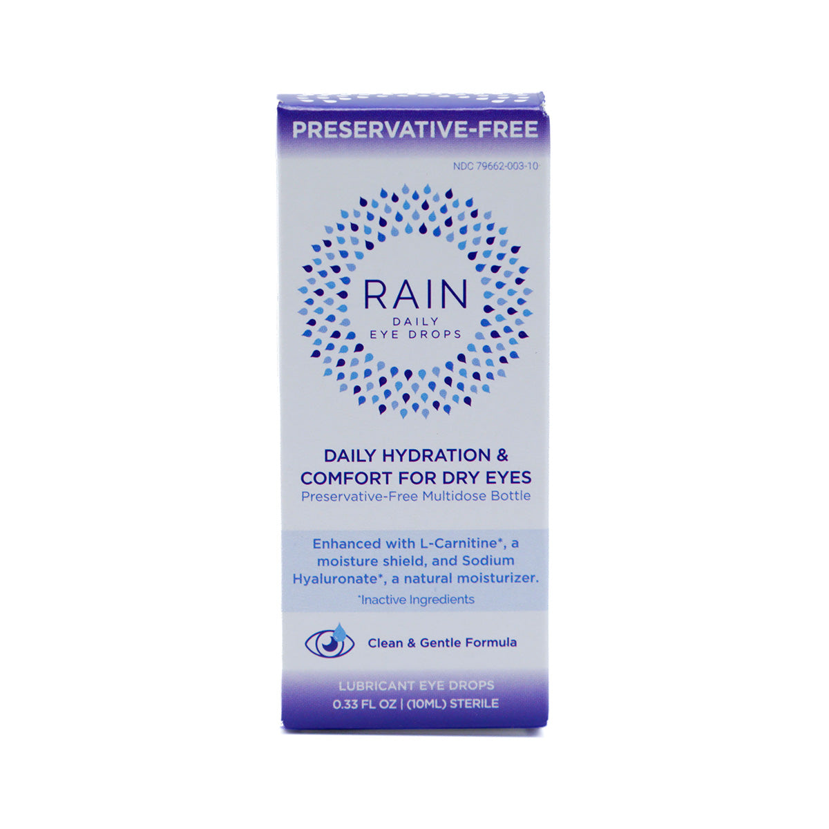 Rain Daily Eye Drops PF Multidose Bottle (10mL)
