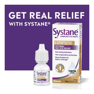 Systane Complete, Lubricant Eye Drops (10ml Bottle) - Dryeye Rescue
