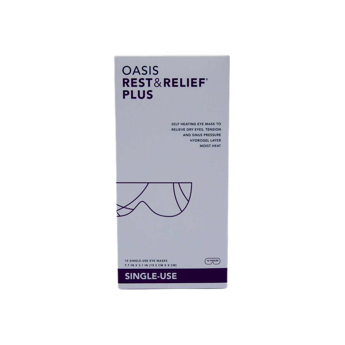 Oasis Self-Heating Rest & Relief Plus Mask (10ct masks) - Dryeye Rescue