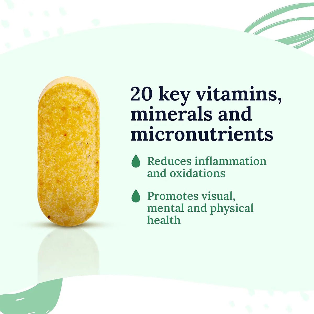 CorneaCare Multivitamin for Eyes, Mind and Body (60ct - 1 Month Supply) - Dryeye Rescue