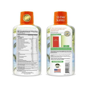 Tropical Oasis Mega Premium Multi-Vitamin Liquid Supplement (32oz.) - Dryeye Rescue