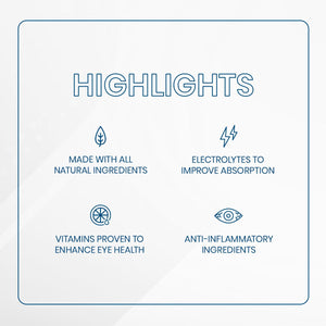 Dry Eye Drink™ PM – Nighttime Hydration + Sleep Support for Dry Eyes (20 Packets) - Dryeye Rescue