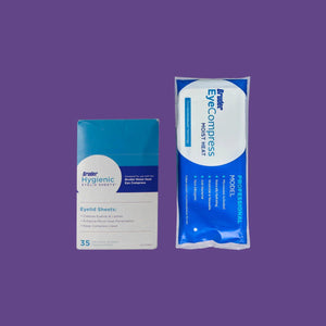 Bruder Eye Mask & Eyelid Sheets (1 Mask and 1 Box of EyeLid Sheets) - Dryeye Rescue