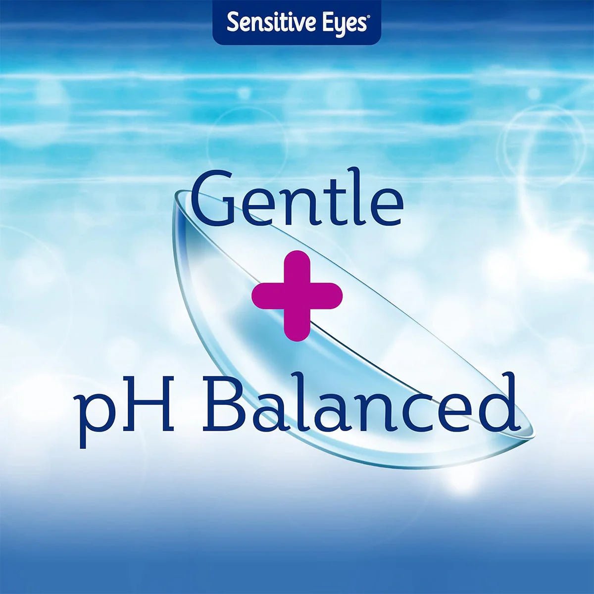 Bausch & Lomb Sensitive Eyes Saline Contact Lens Solution Saline for Soft and Gas Permeable Lenses (12 oz) - Dryeye Rescue