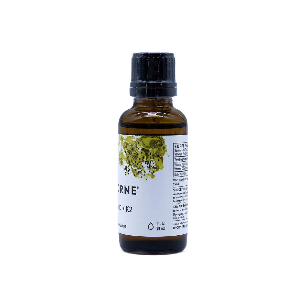 Thorne Vitamin D & K2 Liquid – Bone, Heart & Immune Support (1 fl oz)