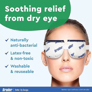 Bruder Eye Compress Moist Heat Professional Model for Dry Eyes - Dryeye Rescue
