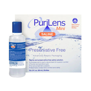 PuriLens Plus Preservative Free Saline (Multiple Sizes and Packs) - Dryeye Rescue