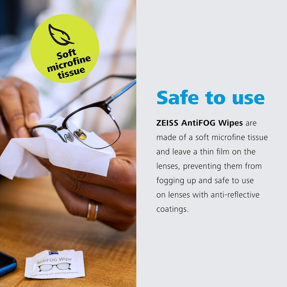 ZEISS Anti-Fog Wipes (30ct)